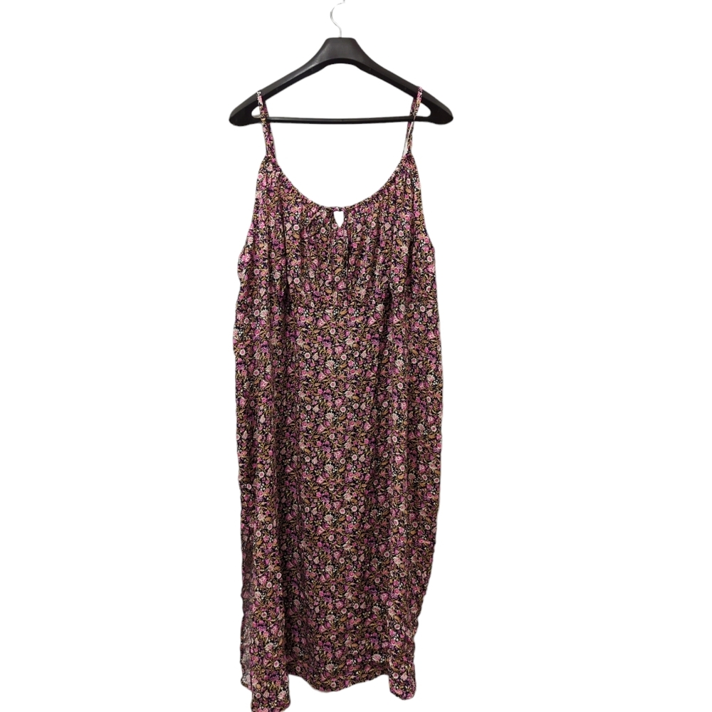 Old Navy 90's Summer Cami Slip Dress Maxi Floral Pattern Plus Size 3X